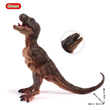 Load image into Gallery viewer, Oenux Mini Jurassic Stegosaurus Saichania Solid PVC Dinosaur World Animal Model Action Figures Collection Toy For Kids