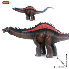 Load image into Gallery viewer, Oenux Mini Jurassic Stegosaurus Saichania Solid PVC Dinosaur World Animal Model Action Figures Collection Toy For Kids