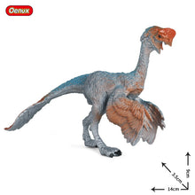 Load image into Gallery viewer, Oenux Mini Jurassic Stegosaurus Saichania Solid PVC Dinosaur World Animal Model Action Figures Collection Toy For Kids