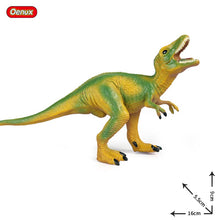 Load image into Gallery viewer, Oenux Mini Jurassic Stegosaurus Saichania Solid PVC Dinosaur World Animal Model Action Figures Collection Toy For Kids