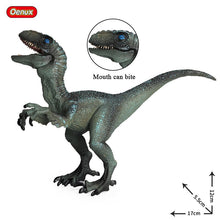 Load image into Gallery viewer, Oenux Mini Jurassic Stegosaurus Saichania Solid PVC Dinosaur World Animal Model Action Figures Collection Toy For Kids