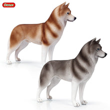 Load image into Gallery viewer, Oenux New Big Dog Animal Simulation Bull Terrier Rottweiler Corgi Shiba Inu Bully Dog Action Figures Pvc Lovely Pet Model Toys
