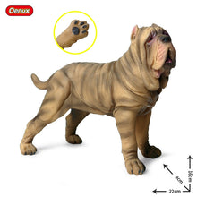 Load image into Gallery viewer, Oenux New Big Dog Animal Simulation Bull Terrier Rottweiler Corgi Shiba Inu Bully Dog Action Figures Pvc Lovely Pet Model Toys