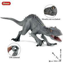 Load image into Gallery viewer, Oenux Original Savage Jurassic Indominus Rex Mosasaurus Action Figures Tyrannosaurus Dinossauro World Animals Model Kid Toy