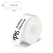 Load image into Gallery viewer, P15 Label Printer Label Tape Sticker Self-adhesive P15 Portable Thermal Label Maker Printing Paper Waterprood Adhesive Sticker