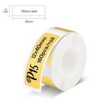 Load image into Gallery viewer, P15 Label Printer Label Tape Sticker Self-adhesive P15 Portable Thermal Label Maker Printing Paper Waterprood Adhesive Sticker
