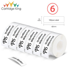 Load image into Gallery viewer, P15 Thermal Label Printer Similar as D11 D110 D101 Mini Label Maker Portable Sticker Label Machine or 3PK-6PK 12mm Label Paper