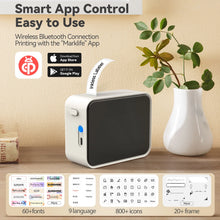 Load image into Gallery viewer, P15 White Label Tape Transparent P15 P12 Adhesive Label Paper Sticker for P15 P12 Marklife P15 P11 L12 Phomemo D30 Label Printer