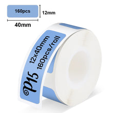 Load image into Gallery viewer, P15 White Label Tape Transparent P15 P12 Adhesive Label Paper Sticker for P15 P12 Marklife P15 P11 L12 Phomemo D30 Label Printer