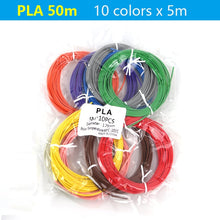 Load image into Gallery viewer, PLA/ABS 3D Pen Filament 10/20 Rolls 10M Diameter 1.75mm 200M Plastic Filament For 3D Pen 3D Printer pen,Color Does Not Repeat