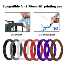 Load image into Gallery viewer, 10/20 Rolls 10M Diameter PLA Filament For 3D Pen Printing Material 1.75mm 200M No Smell Safety Plastic Refill for 3D Printer Pen