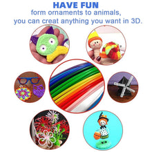 Load image into Gallery viewer, 10/20 Rolls 10M Diameter PLA Filament For 3D Pen Printing Material 1.75mm 200M No Smell Safety Plastic Refill for 3D Printer Pen