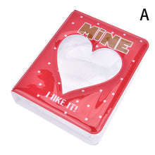 Load image into Gallery viewer, PVC Cartoon Album Clear Pockets Holds Mini Photos Album Card Collection Book Round Hollow Photo Mini Album Scrap Collector Book