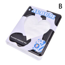 Load image into Gallery viewer, PVC Cartoon Album Clear Pockets Holds Mini Photos Album Card Collection Book Round Hollow Photo Mini Album Scrap Collector Book