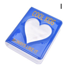 Load image into Gallery viewer, PVC Cartoon Album Clear Pockets Holds Mini Photos Album Card Collection Book Round Hollow Photo Mini Album Scrap Collector Book
