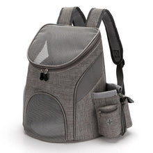 Load image into Gallery viewer, Pet Carriers Bag Cats Double Shoulder Bag Outdoor Travel Carrier Backpack With Safety Zippers Breathable Puppy Carrying Bag