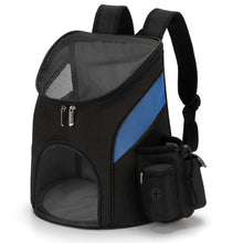Load image into Gallery viewer, Pet Carriers Bag Cats Double Shoulder Bag Outdoor Travel Carrier Backpack With Safety Zippers Breathable Puppy Carrying Bag