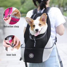Load image into Gallery viewer, Pet Dog Carrier Bag Carrier For Dogs Backpack Out Double Shoulder Portable Travel Backpack Outdoor Dog Carrier Bag Travel Set