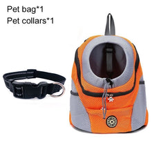 Load image into Gallery viewer, Pet Dog Carrier Bag Carrier For Dogs Backpack Out Double Shoulder Portable Travel Backpack Outdoor Dog Carrier Bag Travel Set