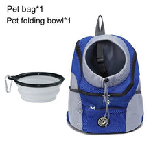 Load image into Gallery viewer, Pet Dog Carrier Bag Carrier For Dogs Backpack Out Double Shoulder Portable Travel Backpack Outdoor Dog Carrier Bag Travel Set