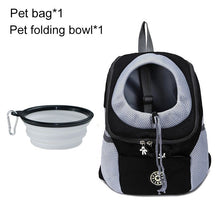Load image into Gallery viewer, Pet Dog Carrier Bag Carrier For Dogs Backpack Out Double Shoulder Portable Travel Backpack Outdoor Dog Carrier Bag Travel Set