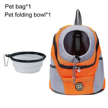 Load image into Gallery viewer, Pet Dog Carrier Bag Carrier For Dogs Backpack Out Double Shoulder Portable Travel Backpack Outdoor Dog Carrier Bag Travel Set