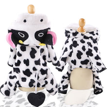 Load image into Gallery viewer, Pet Dog Pajamas Clothes Soft Warm Fleece Dogs Jumpsuits Clothing for Small Dogs Puppy Cats Chihuahua Yorkshire Costume Coat