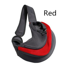 Load image into Gallery viewer, Pet Dogs Carrier Bag Outdoor Travel Walking Dog Shoulder Bag Breathable Mesh Oxford Puppy Sling Handbag Tote Pouch