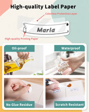 Load image into Gallery viewer, Phomemo Q30 D30 Label Maker Tape Sticker Replacement Waterproof Tearproof Thermal Label Sticker Paper for School Home Office