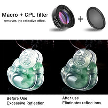 Load image into Gallery viewer, Phone Camera Lens 30-120mm Macro Lens Long Distance 4K HD Mobile Phones Accessories Lens+CPL+Star Filter for iPhone X Smartphone