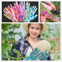 Load image into Gallery viewer, Planting Yard Cleaning Palm-Coated Floral Garden Gloves Women Non-Slip Working Gloves Non-Slip Household Labor Protection Gloves