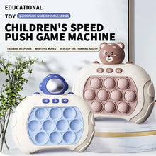 Load image into Gallery viewer, Pop Quick Push Bubbles Game Machine Kids Cartoon Fun Whac-A-Mole Squeezing Toys Anti Stress Sensory Bubble Pop Fidget Toy Gifts