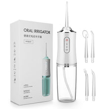 Load image into Gallery viewer, Portable Dental Oral Irrigator Water Flosser Pick Mouth Cleaning Machine Irri USB rechargeable Scaler Dental Irrigator For Teeth 0ral irrigator