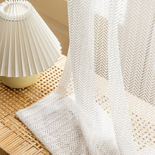 Load image into Gallery viewer, Postmodern Style Solid Window Sheer Curtains for Living Room Modern Voile Lace White Tulle Cortinas Para Salon Bedroom Blinds
