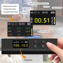 Load image into Gallery viewer, Professional Nuclear Radiation Detector High Precision Geiger Counter Gamma X-Ray Radiation Monitor Mini Radioactive Tester