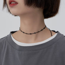 Load image into Gallery viewer, Punk Stainless Steel Cross Choker Necklace for Women Girls Hiphop Gothic Cross Collar Necklace Rock Fashion Jewelry Gifts