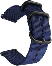 Load image into Gallery viewer, Release Watch Strap for Men Women Premium Nylon NATO Watch Band with Black Stainless Buckle -18mm, 20mm,22mm,24mm