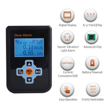 Load image into Gallery viewer, Radiation Tester Digital Backlight Dose Alarm X/ γ/ Hard β Ray Detecting Current&Cumulative DER Geiger Counter Dosimeter Monitor