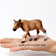 Load image into Gallery viewer, Wild animal models realistic hand-painted Partridge, donkeys, camels, moose toys Christmas birthday gifts for children