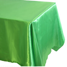 Load image into Gallery viewer, Rectangle Satin Tablecloth Overlays Wedding Banquet Tapete Home Dining Table Cover Christmas Halloween Birthday Table Cloth