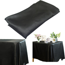 Load image into Gallery viewer, Rectangle Satin Tablecloth Overlays Wedding Banquet Tapete Home Dining Table Cover Christmas Halloween Birthday Table Cloth
