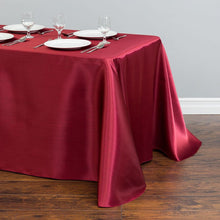 Load image into Gallery viewer, Rectangle Satin Tablecloth Table Cloth Overlays Wedding Christmas Baby Shower Birthday Christmas Banquet Decor Home Dining Table