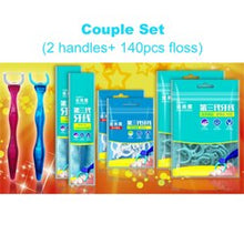 Load image into Gallery viewer, Replaceable dental floss super fiber flat wire and soft floss hilo dental teeth sticks oral care hygiene toothpick 0ral irrigator