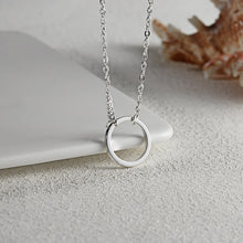 Load image into Gallery viewer, Rinhoo Long Metal Chain Geometric Necklace For Women Fashion Simple Feather Leaf Wings Sun Pendant Choker Jewelry Birthday Gift