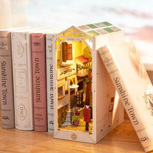 Load image into Gallery viewer, Robotime Rolife DIY Book Nook Japanese Sakura Densya in Books Series Wooden Miniature House with Furniture Doll House Kits Toy