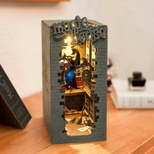 Load image into Gallery viewer, Robotime Rolife DIY Book Nook Japanese Sakura Densya in Books Series Wooden Miniature House with Furniture Doll House Kits Toy