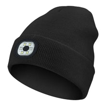 Load image into Gallery viewer, Creative 6 LED Beanie Hats, Unisex Winter Warm Hat for Night Riding fishing Warm Knit Caps Flashlight Head Lamp Cap,washable