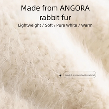 Load image into Gallery viewer, New Large Size Rabbit Fur Hat Rabbit Fur Solid Color Head Cap Windproof Winter Hat Winter