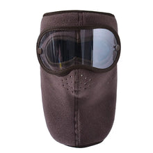 Load image into Gallery viewer, Winter Windproof Face Warm Cycling Masque Men Women Ski Masked HatHD Goggles Antifog Breathable Fleece Face Shield Cap Balaclava