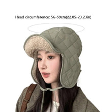 Load image into Gallery viewer, Casual Thickened Lamb Wool Bomber Hats Keep Warm Double-sided Winter Cap With Earflaps Women's Cap Outdoor Cycling Headwear